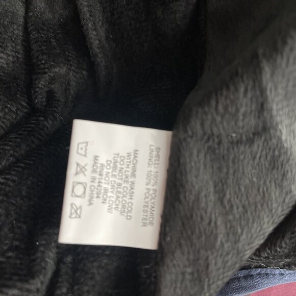 Han Ton Women's Jacket Hood Lined Puffer Coat Navy blue size large New $99 - Picture 5 of 5